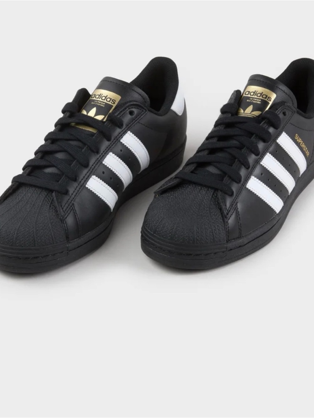 adidas Black Kids Superstar Sneaker